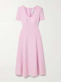 Roland Mouret Crepe midi dress at Net a Porter