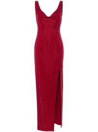 Roland Mouret Diamante Gown Red at Farfetch