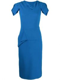 Roland Mouret Geometric Panelling Fitted Dress - Farfetch at Farfetch