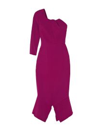 Roland Mouret One Shoulder Midi Dress at Yoox