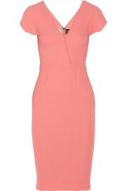 Roland Mouret Surplice Neck Dress at Farfetch