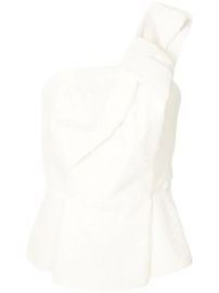 Roland Mouret Whitefield one-shoulder Crinkled Top - Farfetch at Farfetch