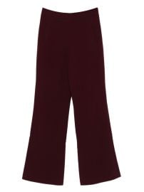 Roland Mouret pocket-detail Flared Trousers | Red | FARFETCH at Farfetch
