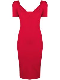 Roland Mouret short-sleeve Midi Dress - at Farfetch