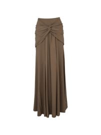 Roland Mouret twist-detail Draped Maxi Skirt | Green | FARFETCH at Farfetch