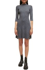 Rolea Chain Link Detail Fit amp Flare Sweater Dress at Nordstrom