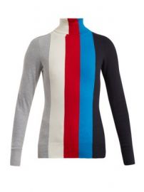 Roll-neck striped cotton-blend sweater at Matches