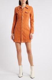 Rolla’s Morgan Long Sleeve Corduroy Shirtdress at Nordstrom