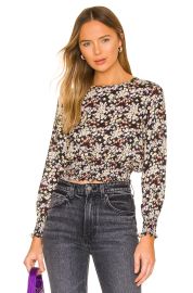 Rollas Olivia Jade Floral Blouse at Revolve