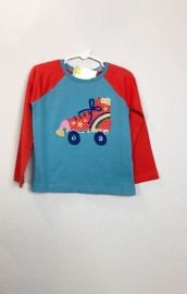 Rollerskate Applique Raglan by Boden at Boden