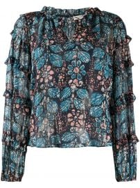 Roma floral-print blouse at Farfetch