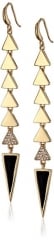 Roman Luxe Triangle Drop Earrings at Amazon