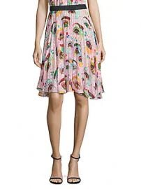 Romance Was Born - Rainbows Edge Eyeconic Pleated Skirt at Saks Fifth Avenue