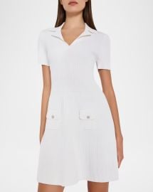 Romy A-Line Rib Knit Mini Dress at Neiman Marcus
