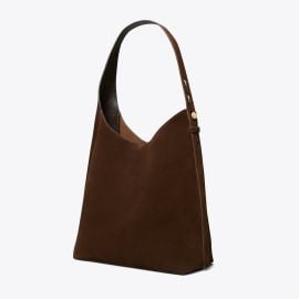 Romy Suede Hobo Bag Womenx27s Designer Hobo Bags Tory Burch at Tory Burch