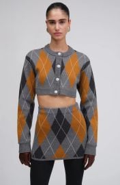 Ronny Kobo Abeje Cropped Cardigan at Ronny Kobo