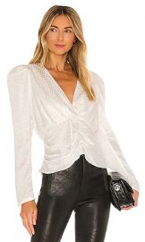 Ronny Kobo Astor Top in White from Revolve com at Revolve