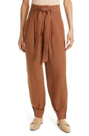 Ronny Kobo Dakota Linen Pants at Nordstrom