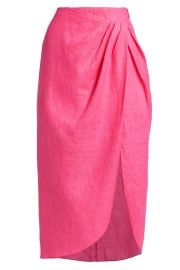 Ronny Kobo Greg Gathered Midi Skirt at Saks Fifth Avenue