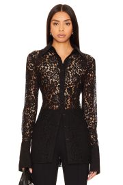 Ronny Kobo Hana Lace Shirt at Revolve