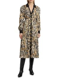 Ronny Kobo Hana Pleated Midi Dress at Saks Fifth Avenue