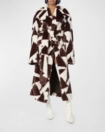 Ronny Kobo Ilia Faux Fur Coat at Neiman Marcus