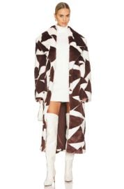 Ronny Kobo Ilia Faux Fur Coat at Revolve