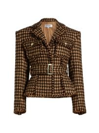 Ronny Kobo Janice Houndstooth Tweed Jacket | Saks Fifth Avenue at Saks Fifth Avenue
