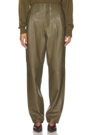 Ronny Kobo Justine Pant In Olive at Revolve