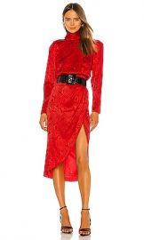 Ronny Kobo Kaira Dress in Red from Revolve com at Revolve