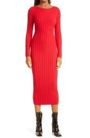 Ronny Kobo Kaleigh Wide Rib Maxi Sweater Dress at Nordstrom