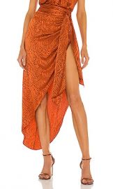 Ronny Kobo Kit Skirt in Spice at Revolve