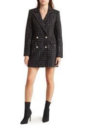 Ronny Kobo Lily Plaid Double Breasted Jacket at Nordstrom Rack