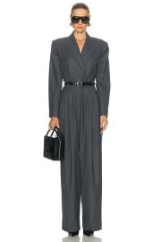 Ronny Kobo Michelle Jumpsuit in Charcoal White FWRD at FWRD