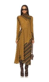 Ronny Kobo Noven Dress In Golden Moss Multi at Revolve