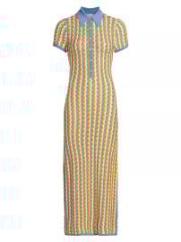 Ronny Kobo Quinlan Striped Knit Maxi Dress at Saks Fifth Avenue