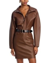 Ronny Kobo Regan Faux Leather Dress Bloomingdales at Bloomingdales