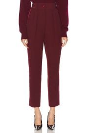 Ronny Kobo Ronny Tuxedo Trouser in Oxblood FWRD at FWRD