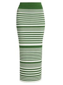 Ronny Kobo Tamika Striped Knit Column Maxi Skirt | Saks Fifth Avenue at Saks Fifth Avenue