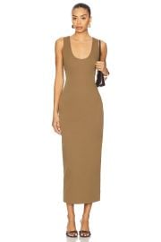 Ronny Kobo Tilly Dress In Military Green at Revolve