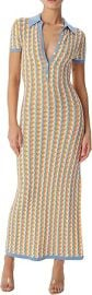 Ronny Kobo Women39s Quinlan Polo Maxi Dress at Womens Clothing store at Amazon