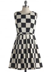 Room and Checkerboard Dress at ModCloth