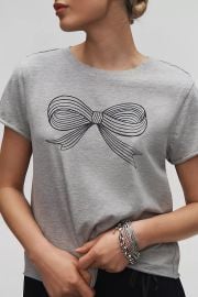 Roomytown Bow Graphic Tee at Anthropologie