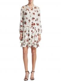 Rori Floral Silk Mini Dress at Saks Fifth Avenue