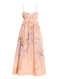 Rosa Bralette Midi Dress Lilac Wisteria Floral  Online  Zimmermann at Zimmermann