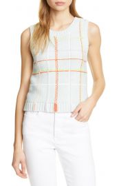 Rosalina Sleeveless Cotton Blend Sweater at Nordstrom