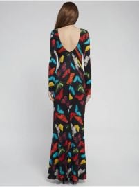 Rosaria Butterfly Maxi Dress In Md Butterflies Alice Olivia at Alice + Olivia