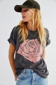 Rose Boyfriend Tee at Free People