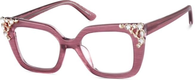 Rose Cat Eye Glasses 4446118 at Zenni Optical