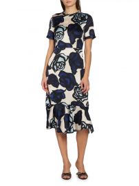 Rose-Print Sheath Dress by Marni at Saks Fifth Avenue